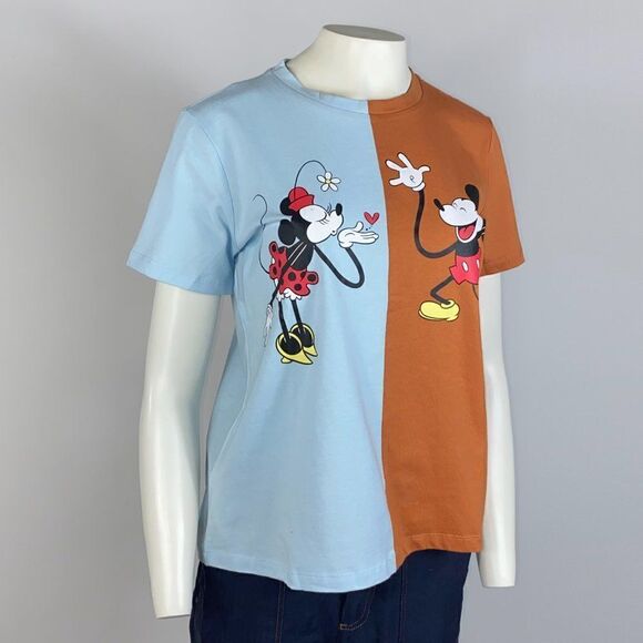 ZARA DISNEY TWO COLOR T-SHIRT SHIRT - Picture 5 of 13